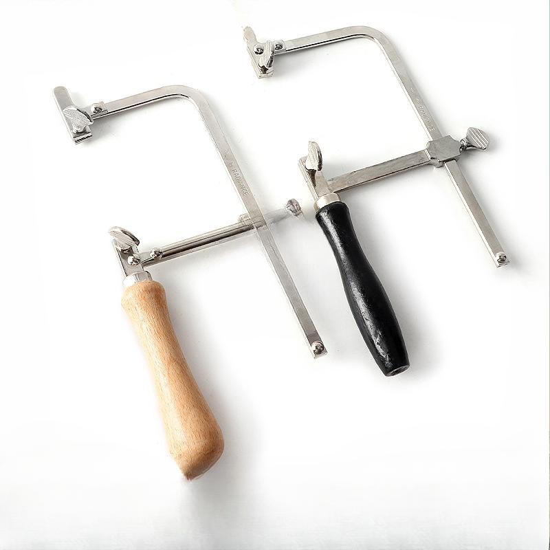 1 Stück Handgefertigte Mini-Schmuck-Bogensäge U-Form-Säge Sägebogen Kleine Handsäge Holzbearbeitung Blumensäge Fuchsschwanzsäge DIY-Modellsäge
