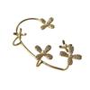 Ear Clip Metal Trendy Jewelry Accessories Women's Earrings Rhinestone Fashion Jewelry Gifts Party Wedding Earrings Ear Cuff