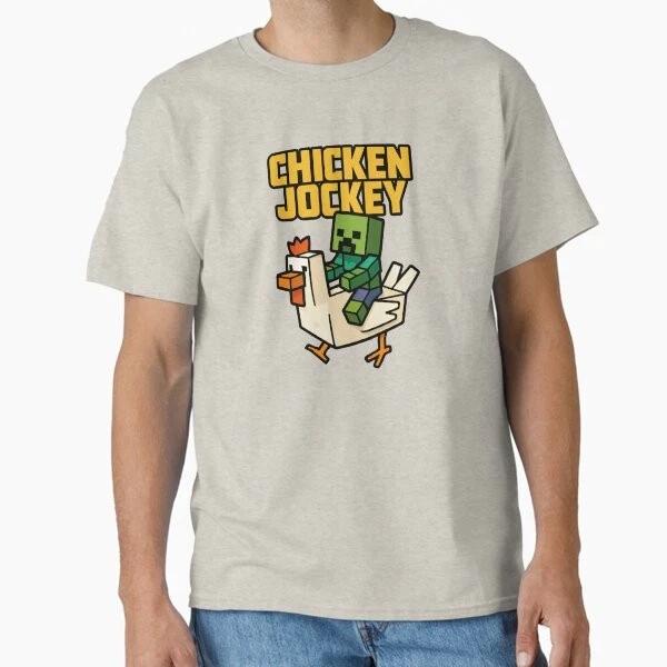 Chicken Jockey Classic Tshirt Made In Usaaus Tshirt S2xl S
