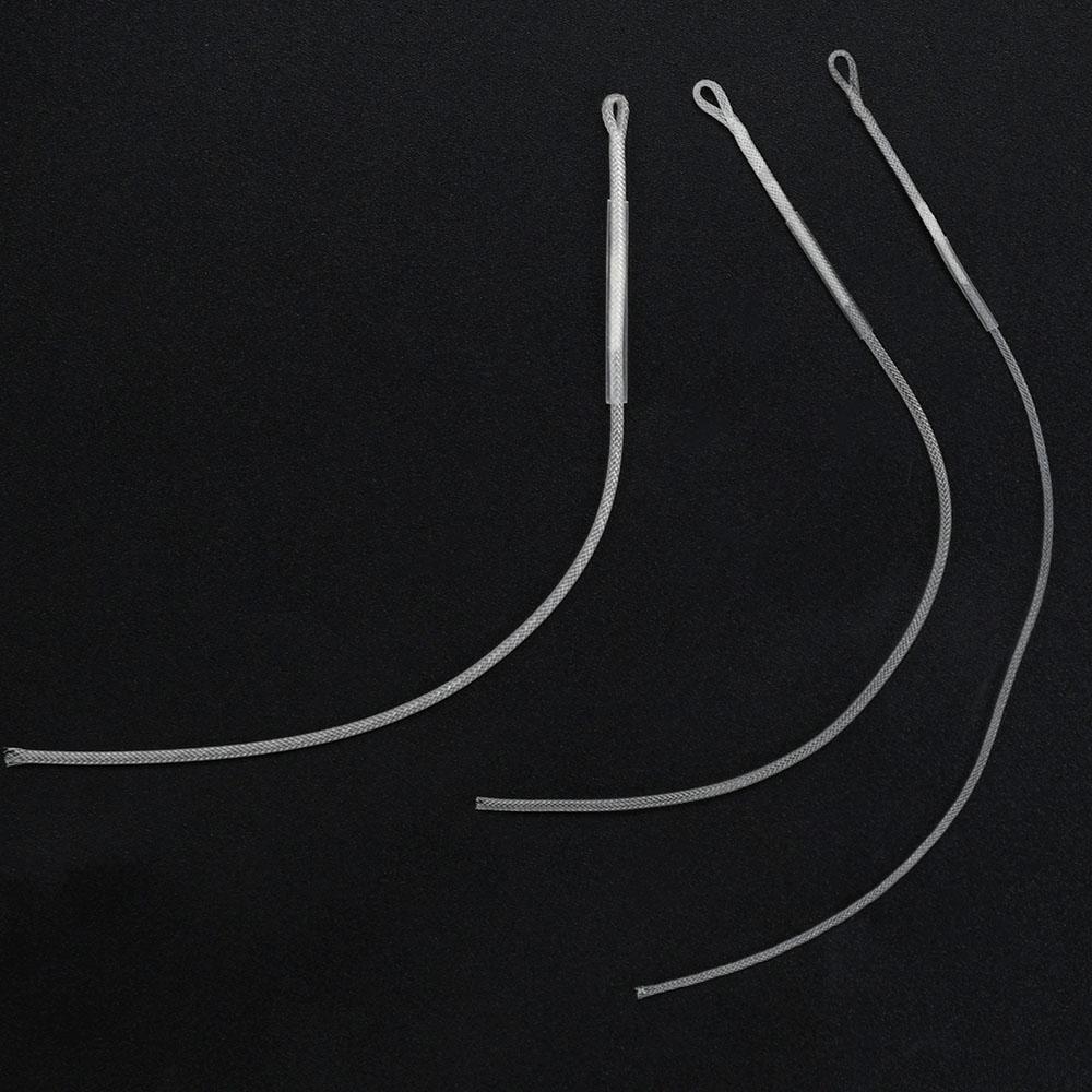 MNFT 10Pcs High Strength Fly Fishing Line Loop Connector 20LB/30LB/50LB Nylon Braided Leader Loops For Fly Line
