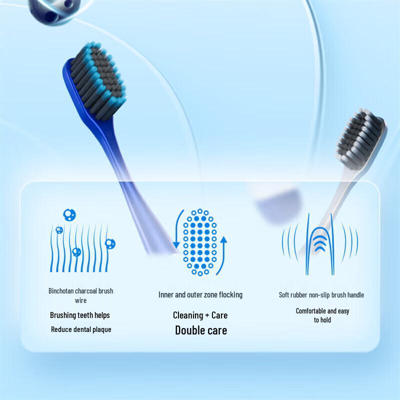 Lengsuanling Gentle Care Charcoal Toothbrush