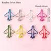 20pcs Metal Paper Clips Cat Dog Musical Notes Assorted Color Paperclips Bookmark Teacher Office Supplies