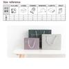 Household Fashion Solid Color Recyclable Portable Paper Tote Bag Gift Bag Shopping Bags 3 Sizes 4 Colors Accessories Gifts Bags