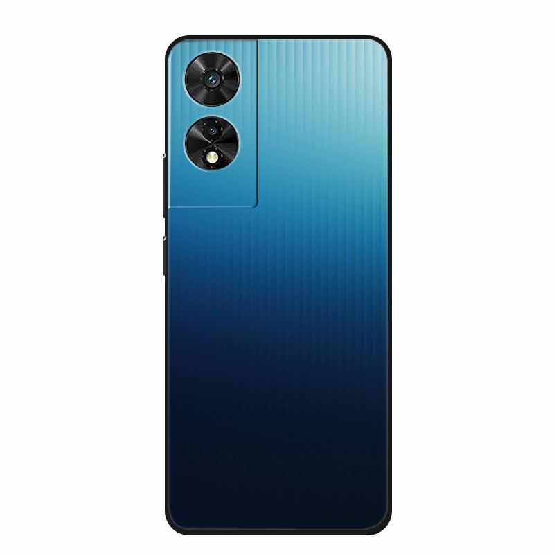 Чехол для телефона TCL 505 Цветной градиентный задний чехол-щит Для Funda TCL 501 505 502 TCL501 TCL505 TCL502 Силиконовые мягкие ТПУ чехлы TCL 502