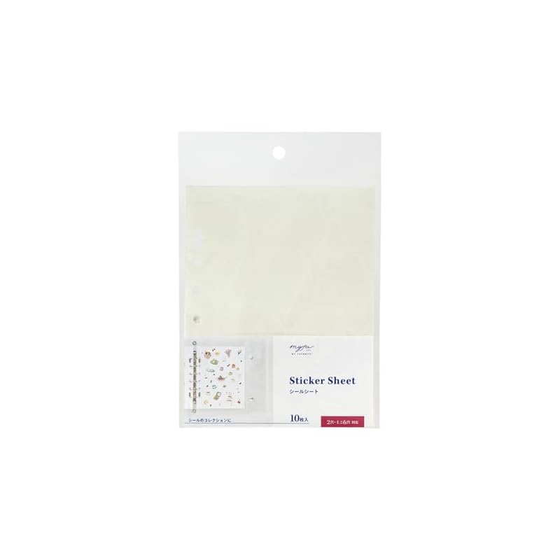 LIHIT LAB myfa Sticker Sheets, 10 sheets, N6612