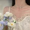 Elegant Butterfly Pearl Necklace: Light Luxury Clavicle Chain for Women