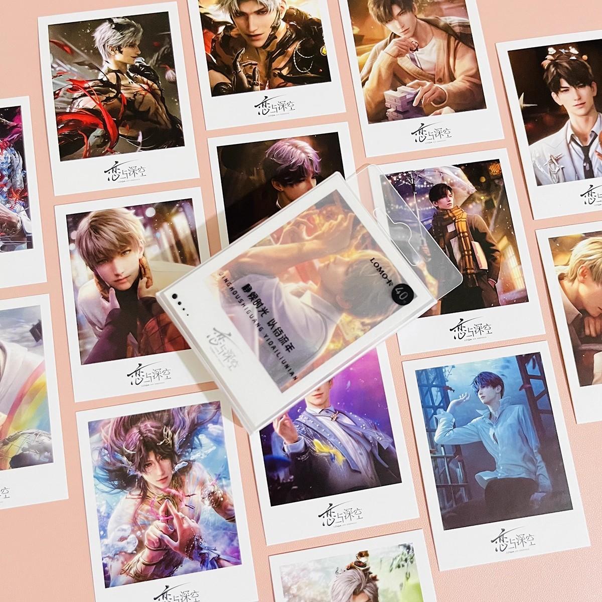 40 шт./коробка Карточки Ломо «Любовь и Глубокий космос» - Рафаэль Зейн Силус Калеб Голографические Фотокарточки Косплей Подарок