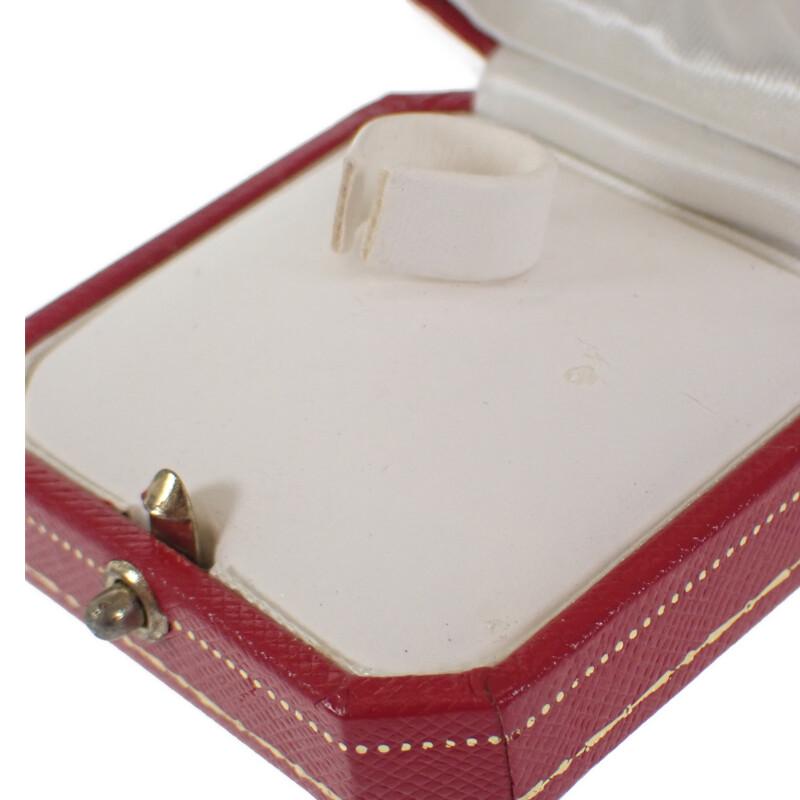 CARTIER B4048400 #7(JP Size) ring K18 white gold/diamond Women