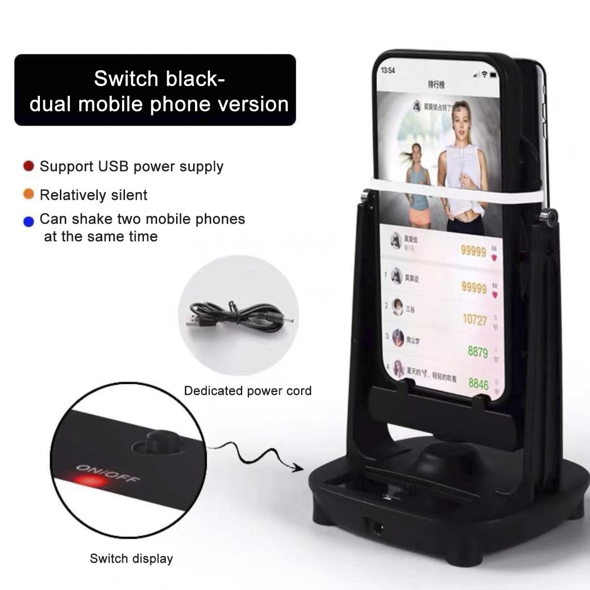 

Шагающий шейкер-качалка Настольная подставка-держатель для телефона Шагомер Щетка Степпер для телефона Вигглер Счетчики для iPhone 16 Samsung Xiaomi