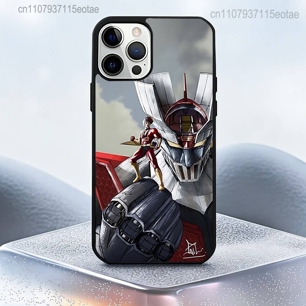 

M-Mazinger Z Robot Magnetic Wireless Charging Case For iPhone 11,12,13,14,15,16,17,Pro,Max,Plus Shockproof Cover iPhone13promax