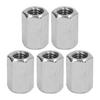 5PCS Hex Connection Nut M12 X 1.75 19 L30mm Stainless Steel Rustproof 6 Sides Long Rod Nut for Installation