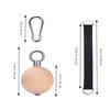 6pcs Nylon Webbing Pull Up Ball Grip Stainless Steel Carabiner Pull Up Ball  Home
