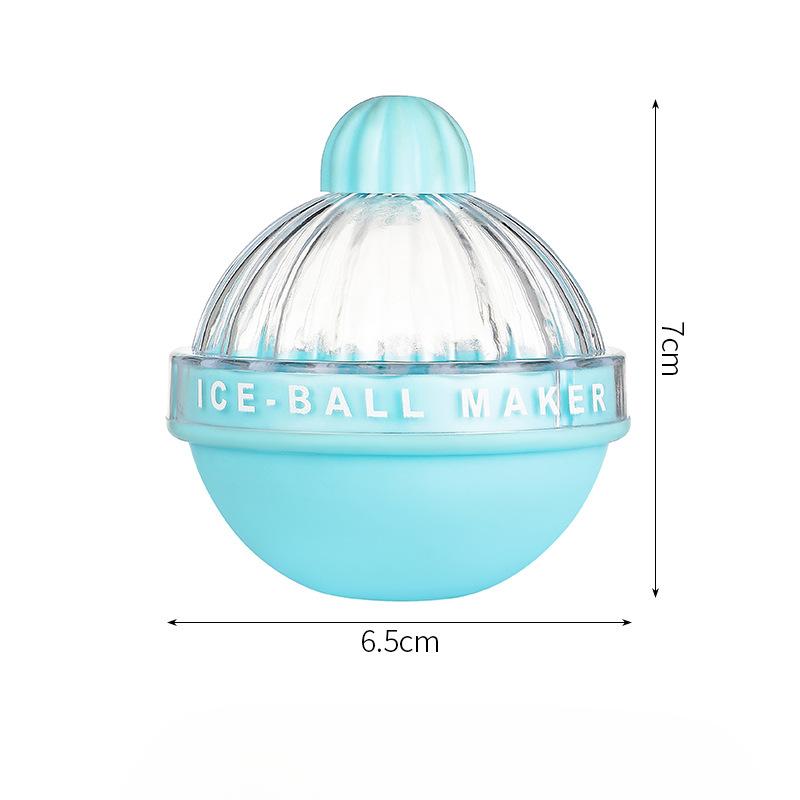 Ice Hockey Maker Round Whiskey Quick-frozen Ice Box Household Large Round Ball Ice Grid Plastic Ice Cube Mold