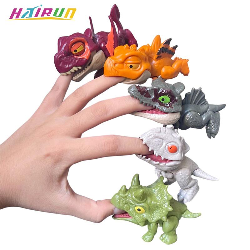 Children s Finger Dinosaur Playthings Mini Humorous Creative Tricky Tyrannosaurus Animals Model Children Interaction Toy Gifts