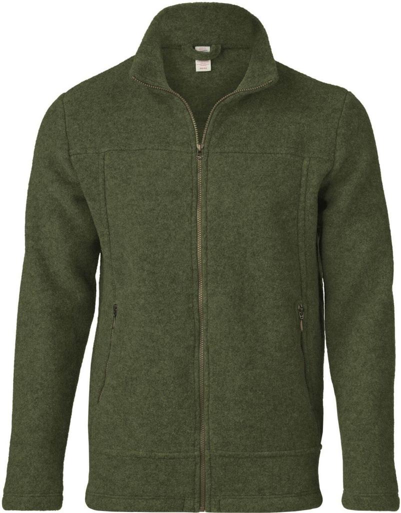 Jacket Engel Fleece Jacket 100% Virgin Wool Natural L Black Melange