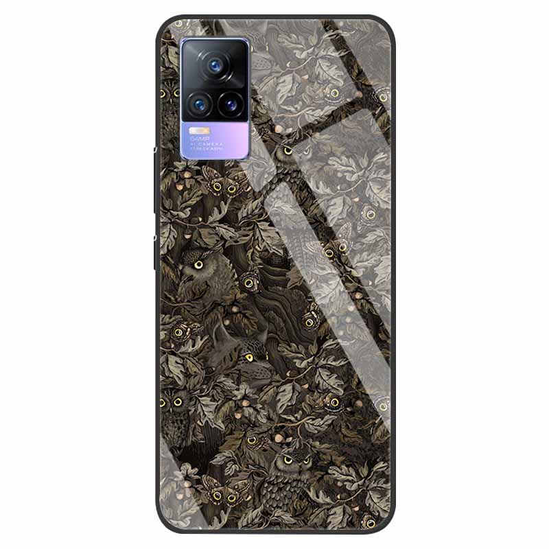 For VivoV21 5G Tempered Glass Case for Vivo V21 5G Soft Bumper Hard Funda For Vivo X60 Pro Global Phone Case X60 5G 2021 Cover