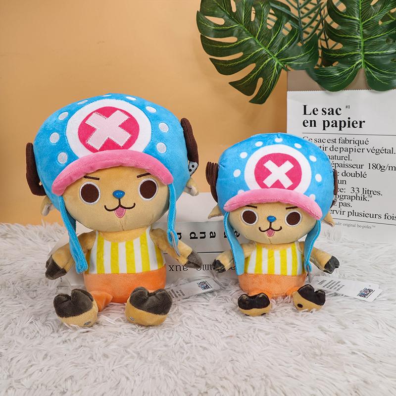 Original One Piece Plush Toys Luffy Chopper Plush Doll Anime Cute Cartoon Stuffed Peluche Birthday Gift