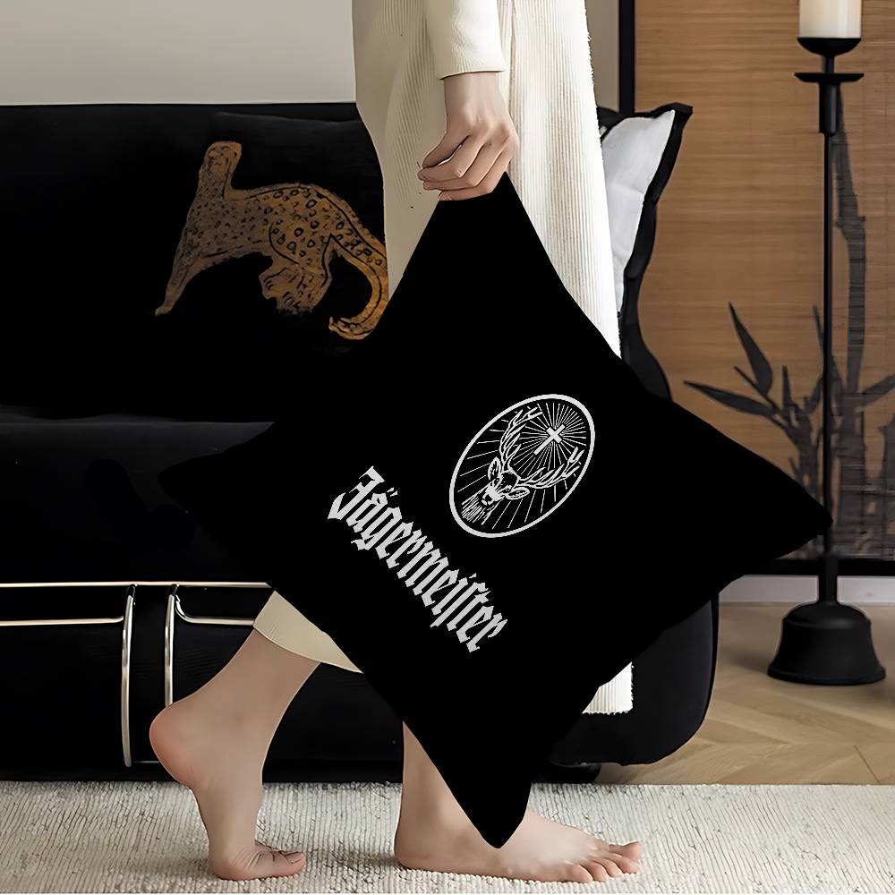 Jagermeisters Logo Pillow Cover Sofa Cushion Cover Home Room Decoration Children Gift
