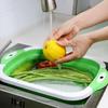 Folding Cutting Board with Deep Groove Design Anti-mildew Non-slip Easy To Clean Multifunctional Drainer Basket