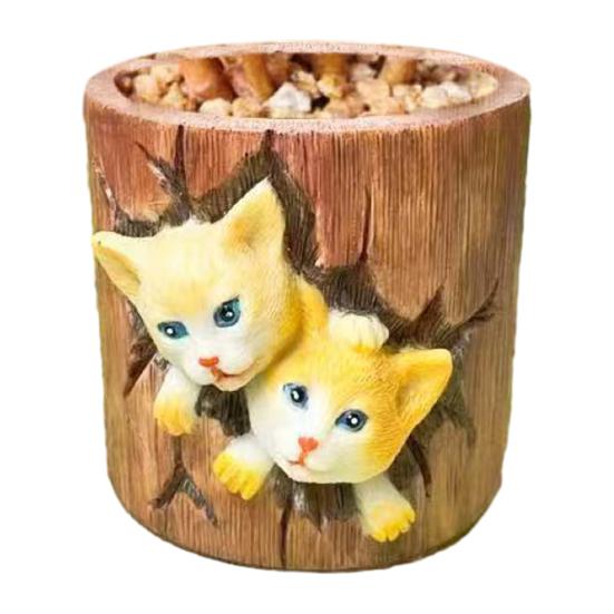 

Щенок Цветочный горшок Смола Собака Суккуленты Кашпо Декоративный Животный Цветочный горшок для Суккулентов Украшение для Дома Офиса B