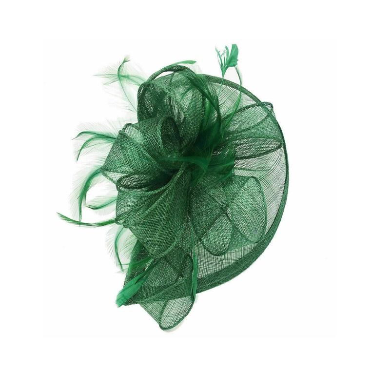 Ethereal Fairytale Silk Flower Feather Headpiece For Women