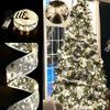 Room Ladder Ribbon Patio Garden Battery Powered Tree String Lights Christmas Fairy Bow Decoration Light
