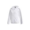 Adidas Jackets Women's White Hooded Moderate DY8641
