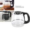 Glass Coffee Carafe Glass Coffee Pot Glass Coffee Pot Easy to Clean Heat Cold Proof Coffee Maker Replacement Carafe with Handle