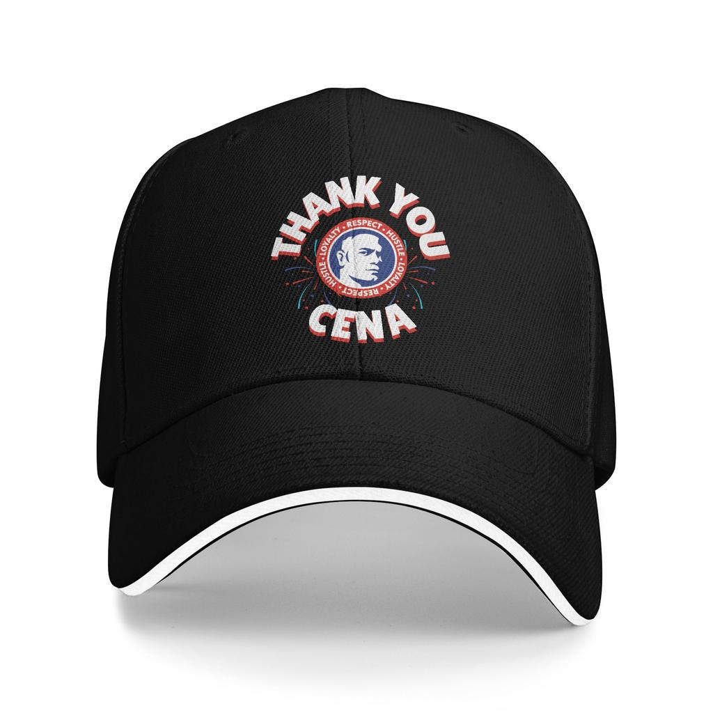 Summer John Cena Thank You Cena Baseball Cap Outdoor Gym Casual Print Sun Trucker Hat Couple Women Adjustable Snapback Cap