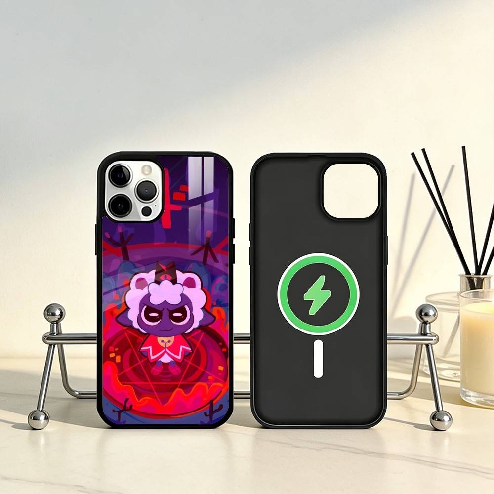 

Cult Of The L-Lamb Game Phone Case For iPhone17,16,15,14,13,12,11 Plus,Pro Max Magnetic For Magsafe Wireless Charging iPhone15
