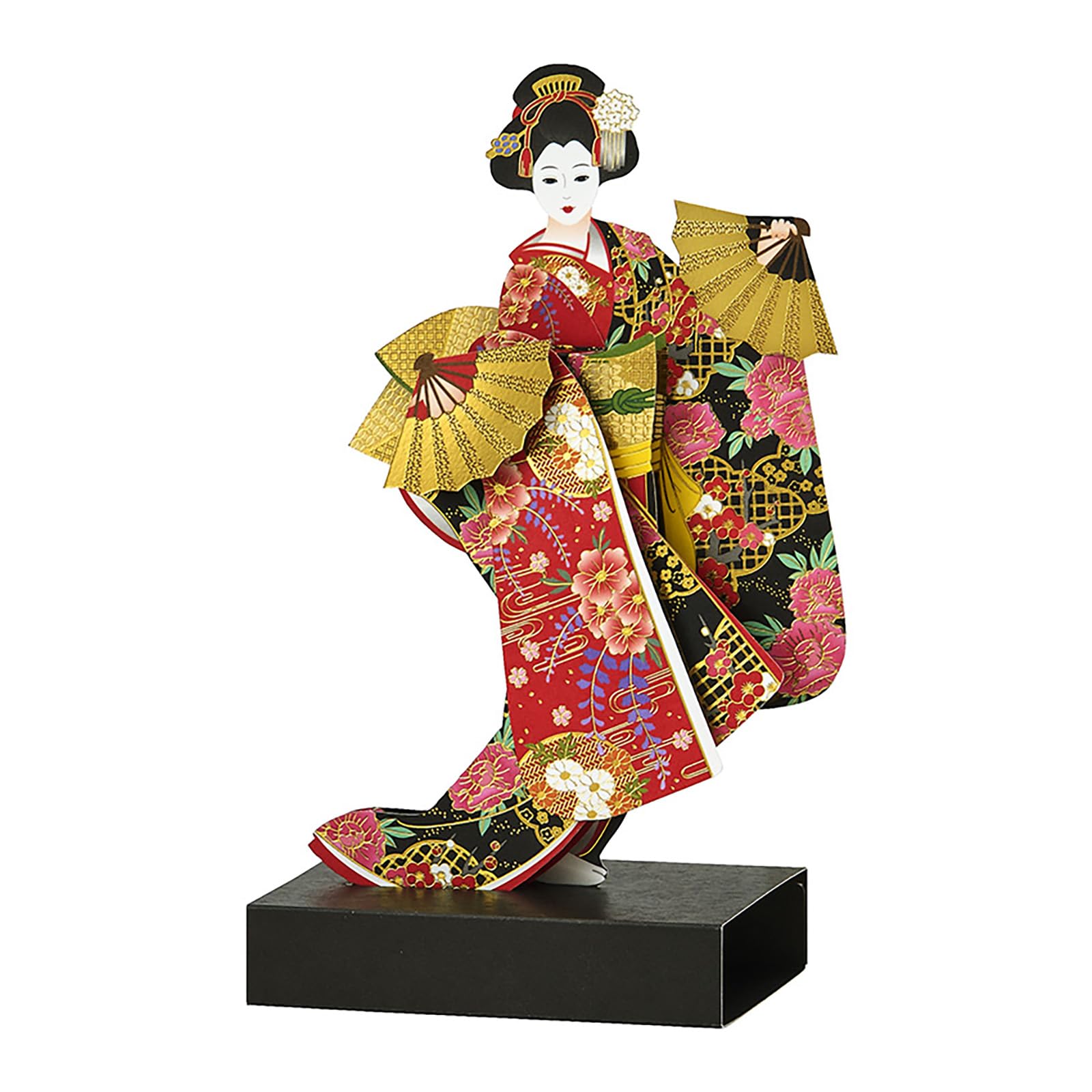Sanrio Christmas Card Message Card Japanese Style Christmas Japanese Doll JXJ 239003 10-5 золотой