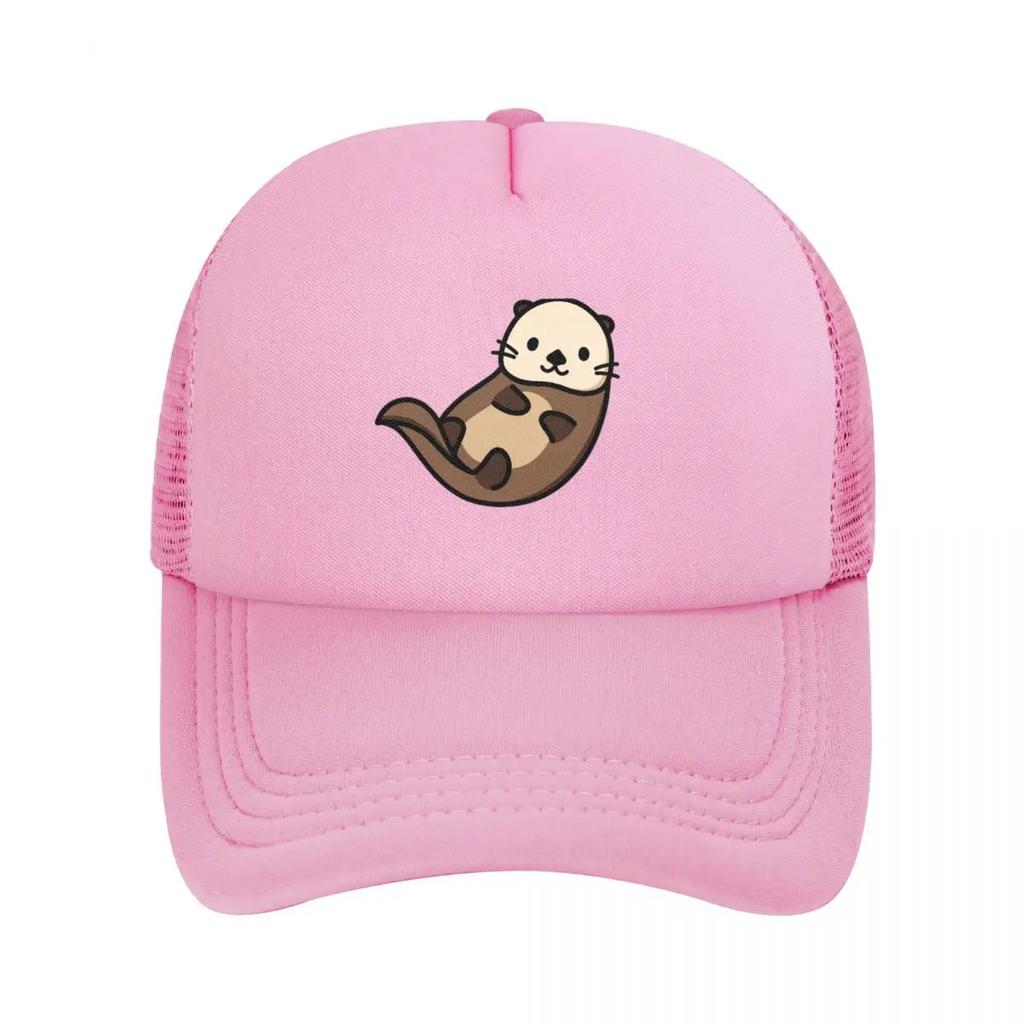 Otter Mesh Baseball Caps Snapback Fashion Baseball Hats Breathable Casual Casquette Outdoor Unisex