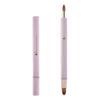 Dual-Ended Retractable Lip Brush - Beginner-Friendly Lipstick & Liner Makeup Tool, Multi-Color Options.