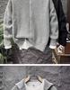 Versatile Double Zipper Cardigan: Autumn/Winter Loose Stand-up Collar Sweater Jacket