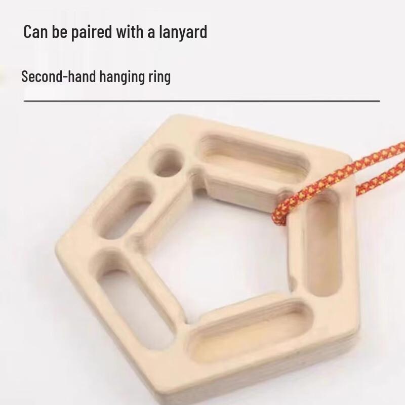 Portable Wooden Climbing Fingerboard