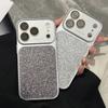 Moderne glänzende Glitzer Schutzhülle für iPhone 17 16 15 14 13 Pro Max Stoßfeste Objektiv-Kamera-Schutzhüllen Bumper Schale