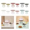 2 Pieces Dessert Display Plate Decor Storage Tray for Wedding Cafe Baking Celebration