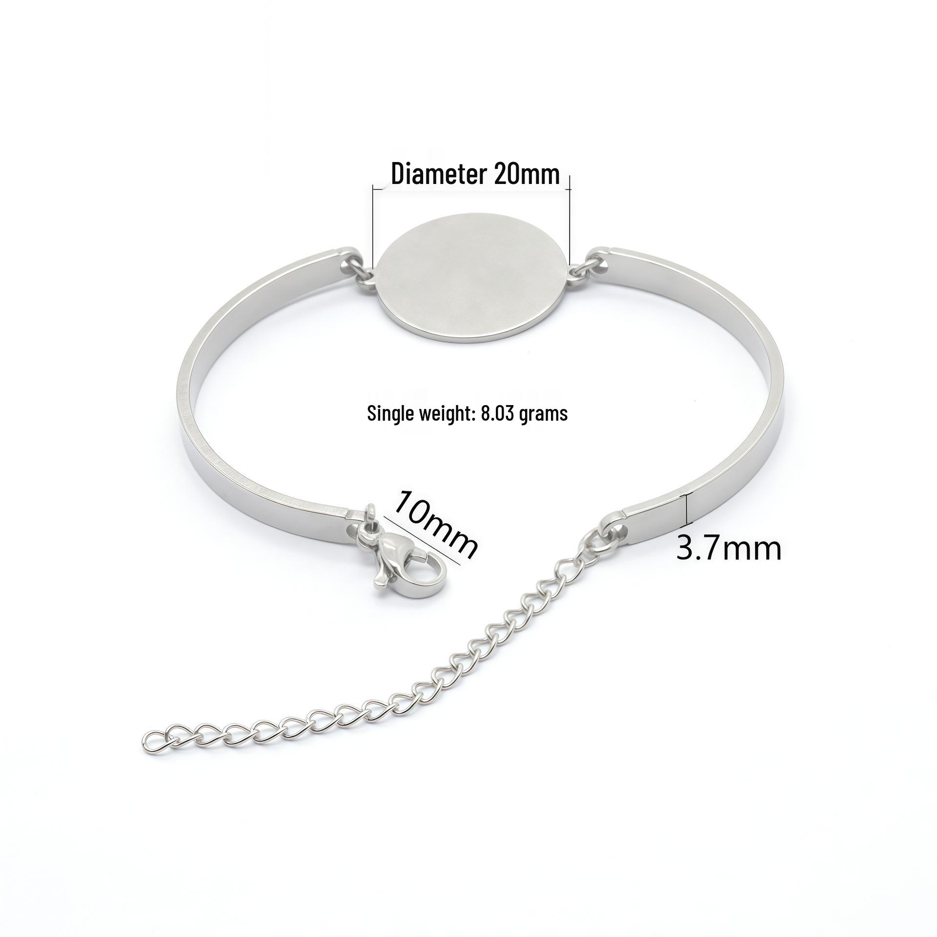 

Stainless Steel Fashion DIY Bracelet Base, Jewelry Accessories - In Stock