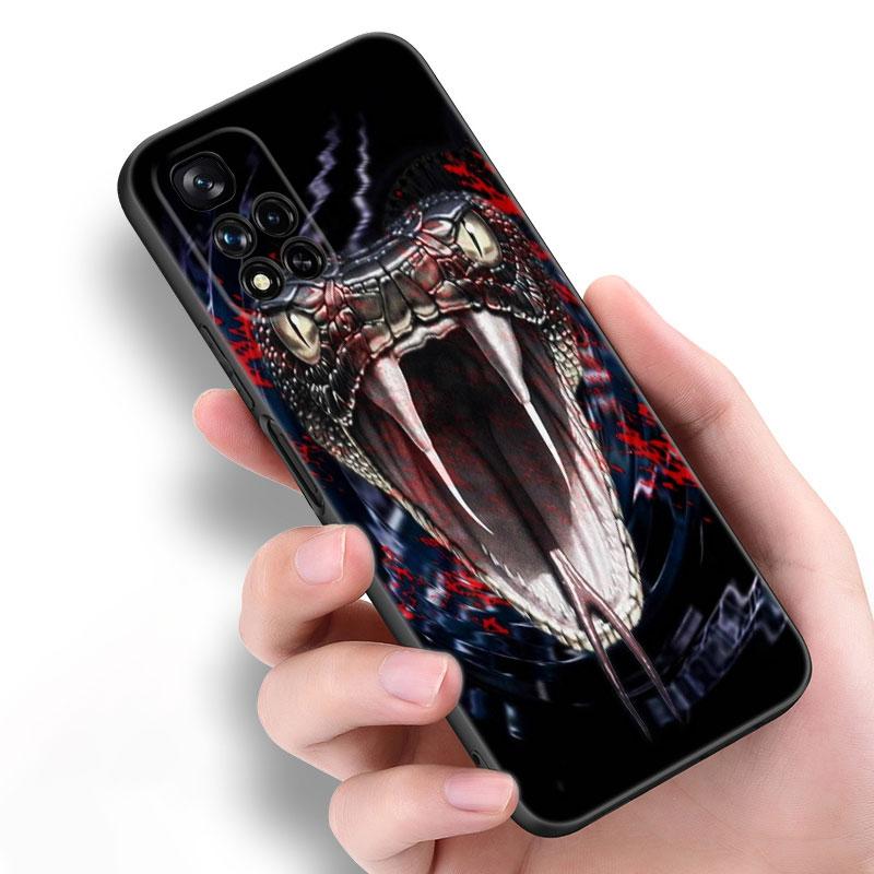 Cobra Kai Schlange Schwarz Silikon Handyhülle Für Xiaomi POCO X3 X4 NFC F5 M3 M4 M6 X5 X6 Pro F3 F4 GT 5G C55 C65 M5