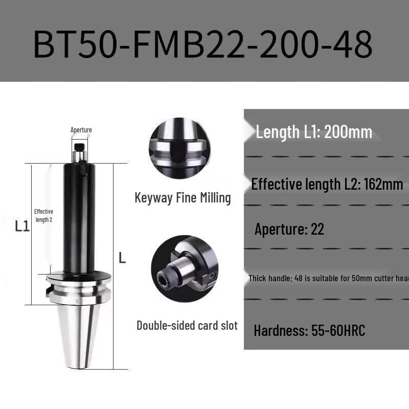 

Yunduo BT50-FMB22 Face Milling Cutter