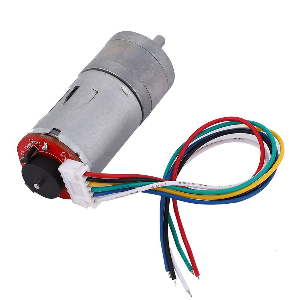 DC 12V Encoder Gear Motor 65mm Wheel Wheel Kit Motor Universal Geared Motor Kit Robot Model