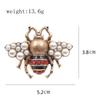 New Fashion Pearl Bee Brooches for Women Antique Gold Color Brooch Pin Vintage Style Jewelry High Quality Insect