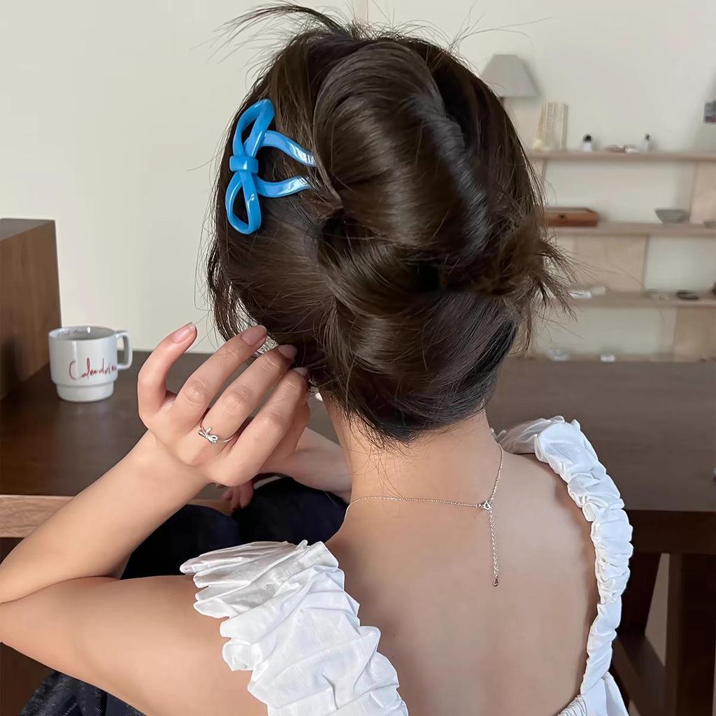 Women's High-End U-Shaped Ancient Style Hair Bow Hairpin for Qipao