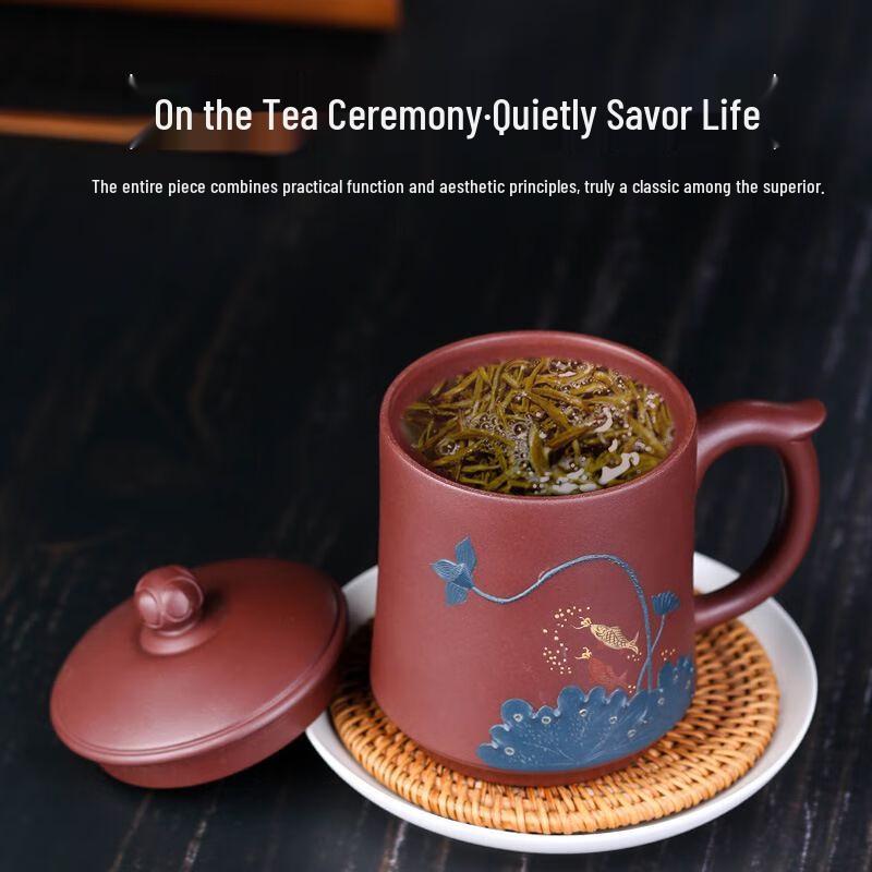Yixing Zisha Handmade Purple Clay Tea Cup
