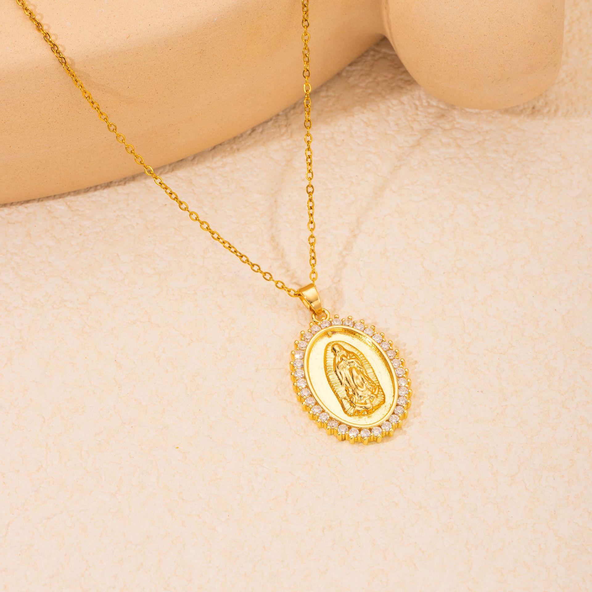 

Религиозные подвески Девы Марии ожерелья для женщин чокер ювелирные аксессуары