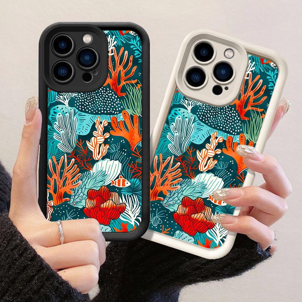 JT536 The Reef Panel for iPhone 17 16 15 14 13 12 Pro Max Samsung S26 S25 Ultra A17 A07 A56 A16 A25 A35 A55 A06 Xiaomi 15T Redmi 15c 14C Soft Case
