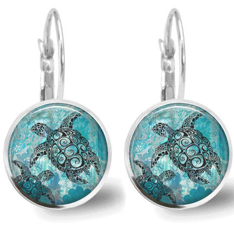 Fashion Earring Y2K Vintage Marigold Time Gem Flower Ear Buckle