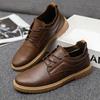 Brand Handmade Breathable Men's Oxford Shoes Top Quality Dress Shoes Men Flats Sneakers Men Leather Work Shoe Botas Para Hombre
