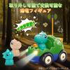 KaeKid RC Dinosaur Toy Car for Boys, Ages 2-3, Electric RC Remote Control Car with LED Lights and Music, Popular for Kids, Ages 2, 3, 4, and 5,