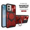 For Motorola Moto G53 G34 G45 5G Case Car Magnetic Ring Holder Armor Phone Case For Motorola G05 G15 E15 G13 G23 4G Back Cover